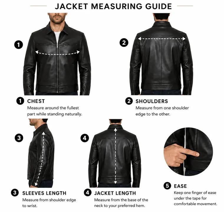 Jacket measuring guide