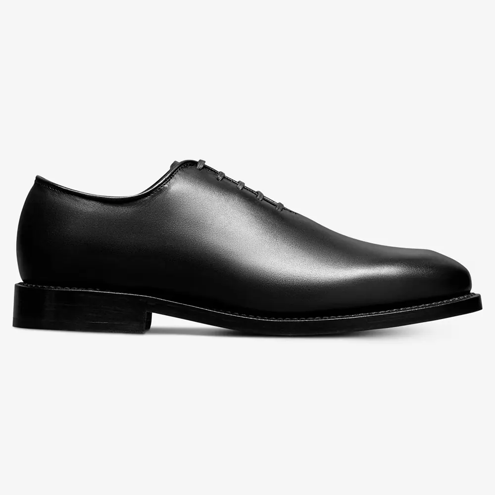 Morrison Reserve Whole-cut Oxford Dress Shoe, Black color, Oxfords category, view 2 by Hidesole